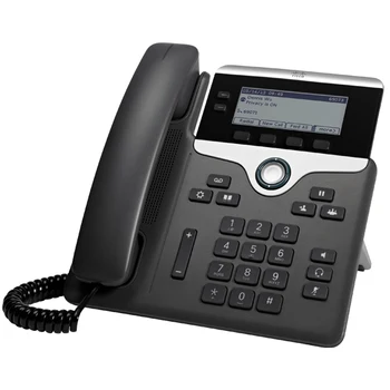 

Cisco 7821 IP phone black, silver wired handset 2 lines