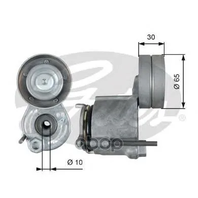 Ролик Натяжной Приводного Ремня Renault Megane 1,4 06/09 Gates арт. T39267