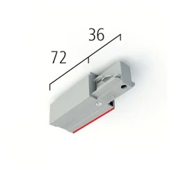 

Eutrac Rail Three Phase 2 Meters Black