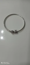 Plata de Ley 925 auténtica Ariel, abalorio compatible con pulsera Pandora Original y brazalete, fabricación de moda, joyería DIY para mujeres CMC006, 100%