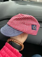 Sombrero del muchacho del bebé carta bebé niño gorra de béisbol de algodón ajustable gorra con visera parasol niños niñas gorros Primavera Verano