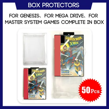 

Box Protector For Genesis For Mega Drive For Master System Game CIB Complete In Box Custom Clear Plastic Case 50 Pcs