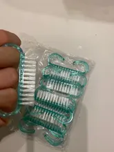 Cepillo para limpieza de uñas, herramientas de manicura de decoración de uñas, accesorios acrílicos, 10 Uds.