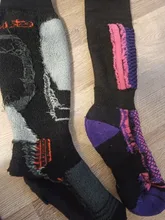 Calcetines gruesos de algodón con absorción de humedad para hombre y mujer, calcetín deportivo para esquí, Snowboard, ciclismo, esquí, Fútbol