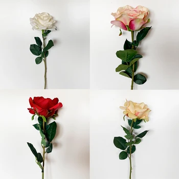 

Bouquet rosa with natural touch 69 cm with Flower diameter 11 cm in various Colour