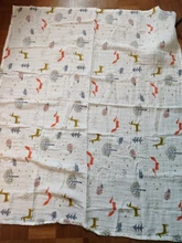 Faja 100% muselina de algodón para bebés, manta suave para recién nacido, para dormir, para el baño y como tapete de juego