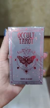 Juego de 78 tarjetas de adivinación de Tarot oculto, cartas de oráculo, tablero de naipes de fiesta familiar, Solomonic antiguo Magickal
