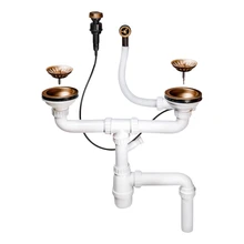 Клапан-автомат для моек Omoikiri A-02-AB-2(Перелив, клапан-автомат, материал нержавеющая сталь