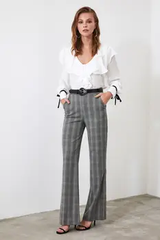 

Trendyol Plaid Pants TWOAW21PL0043