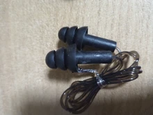 1 caja de PC lleno de confort de los tapones para los oídos de reducción de ruido de silicona suave tapones de oído soga de PVC tapones para los oídos de protección para la natación para dormir