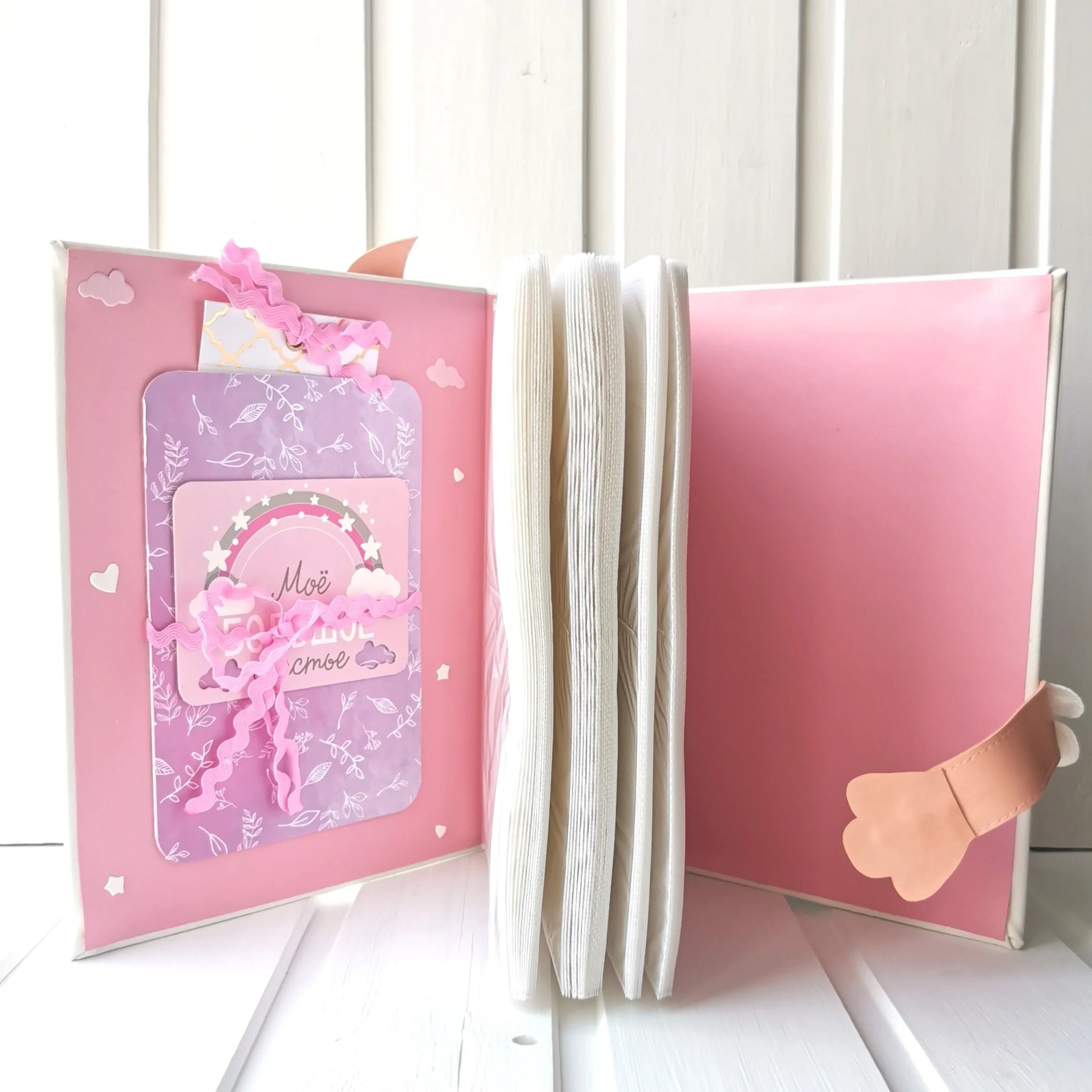 Nobbystar 200'LÜK 10x15cm Boxed Baby Girl Pink Photo Album - AliExpress