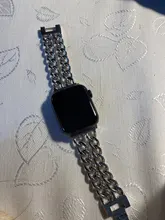 Correa de acero inoxidable para Apple Watch serie 5, 4, 3, 2, 38mm, 42mm, 40mm, 44mm, banda de Metal para iWatch 5, 4, 3, 2