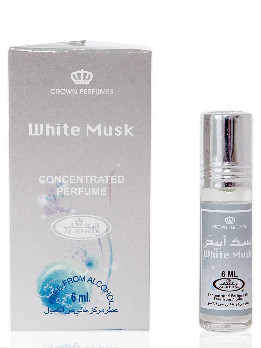 Perfume Oil Arabic for women and men fresh tender light white musk Al Rehab 6 ml | Красота и здоровье