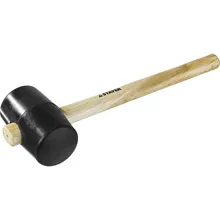 Киянка резиновая черная с деревянной ручкой STAYER 680 г 20505-75
