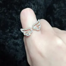 Anillo alas de Ángel ajustables de circonia para mujer, anillos Micro pavé de Color dorado, joyas anillos de moda, regalos para mujer