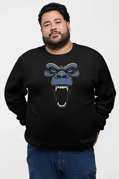 

Angemiel Wear Offensive Gorilla Black Men 'S Sweatshirt