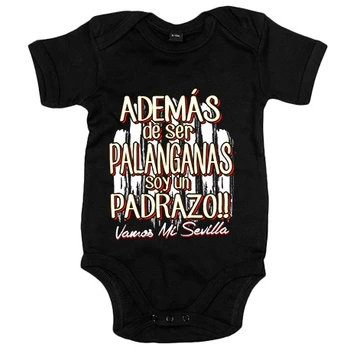 

Baby bodysuit besides being basins I'm to padrazo Seville soccer