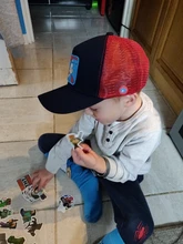 Gorra de malla con estampado de Dragon Ball para hombre y mujer, gorro de malla con estampado de Anime, Estilos de dibujos animados, Snapback, Gorra de béisbol de algodón Hip Hop, unisex