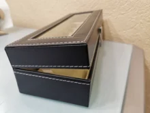 Caja de almacenamiento de reloj de cuero PU para hombre, organizador mecánico con 2/6/10/12 ranuras, expositor de relojes, Cajas de Regalo de joyería