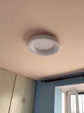 Ceiling-Lights Fixtures Dimmable-Lamp Lustres Bedroom Living-Room Modern Led Indoor White