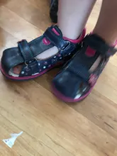 Apakowa-zapatos clásicos de moda para niños y niñas, sandalias de cuero PU para niñas pequeñas, mariposa con soporte para arco