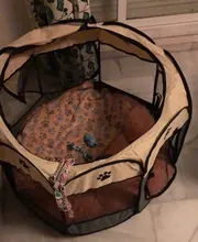 Caseta portátil de exteriores para mascotas, casa para perros, gatos grandes y pequeños, corral de juego plegable para interiores, jaula para sala de partos