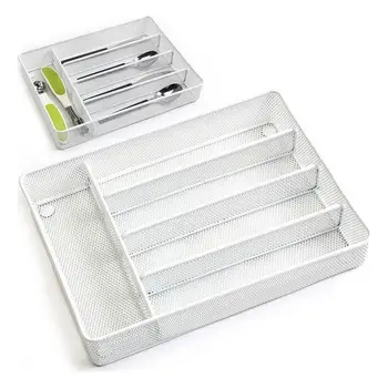 

Cutlery Organiser Confortime White Metal (32 X 23,5 x 5,2 cm)