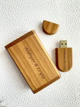 Wooden Memory Stick Flash-Drive JASTER Usb Free-Logo 8GB 64GB Over-1pcs Gifts 16GB Usb--Box