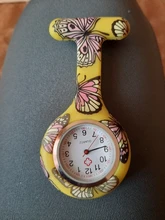 Relojes de enfermera con Clip impreso, broche colgante de bolsillo, médico enfermeros, de cuarzo, HSJ88