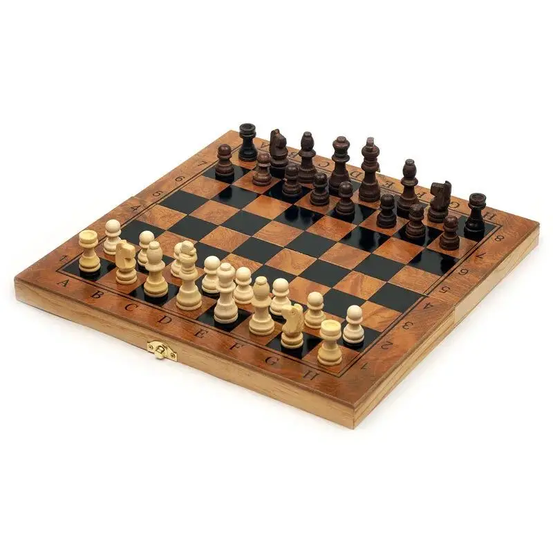 Board game chess checkers backgammon 3 in 1 Wood | Спорт и развлечения