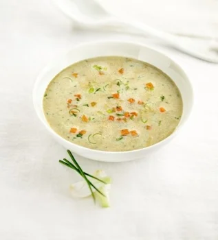 

Cream soup vegetables and herbs.