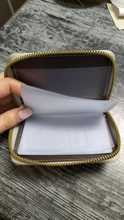 Mujeres/hombres tarjetero de negocios cartera funda rojo/Negro/gris/amarillo/azul/púrpura tarjeta de crédito funda, soporte 26 Bits Cartera de tarjeta con cremallera