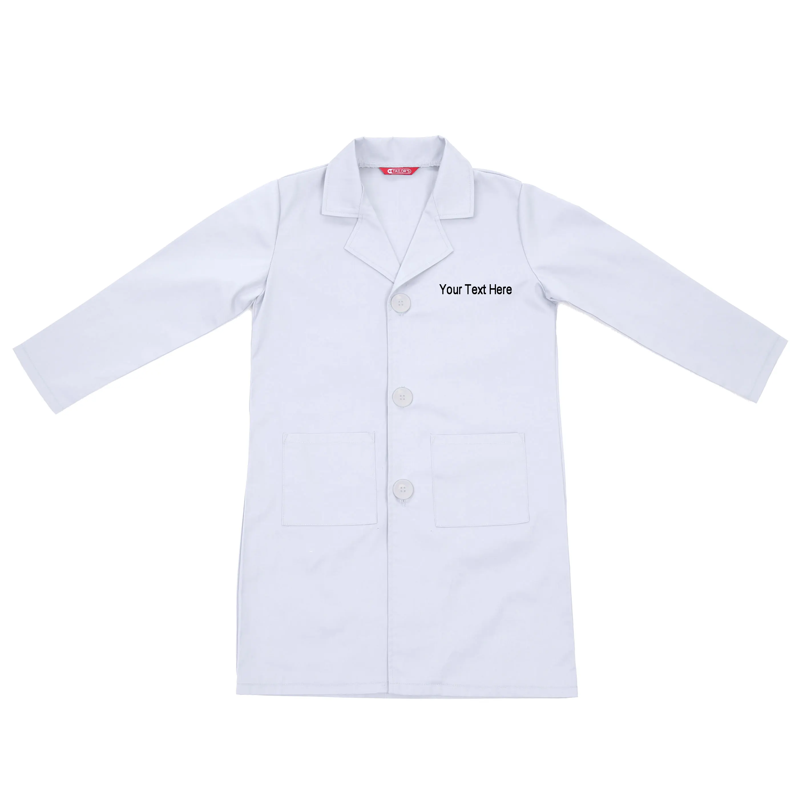 Children&lsquo;s Embroidered Lab Coat Personalized with your Text