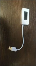 Amperímetro de cola blanca de KCX-017 con pantalla LCD, medidor de Monitor de capacidad de corriente de voltaje Mini USB, Detector de 3V-7V, medidor de corriente móvil