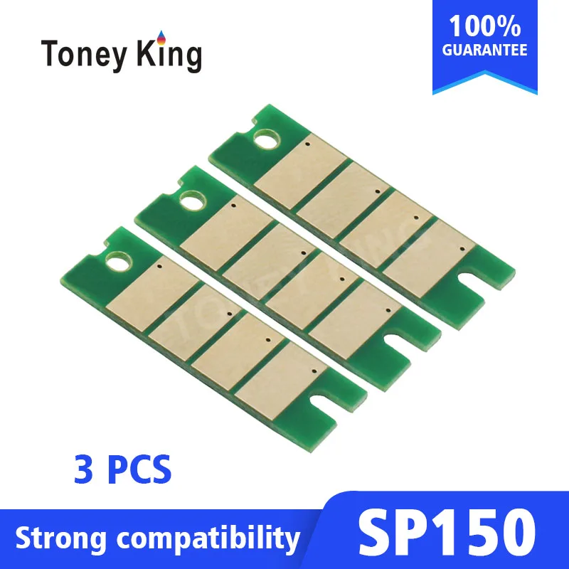 Toney King 3 шт. чипы сброса sp 150he sp150he чип тонера для Ricoh sp 150 150SU 150 Вт 150SUw SP150 SP150su sp150w sp150suw