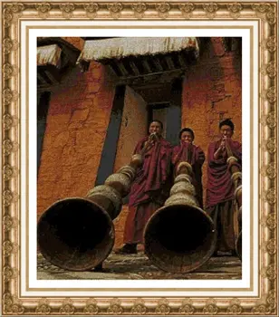 

CROSS STITCH KIT PANDATHREAD Ethnic and Tribes 1706