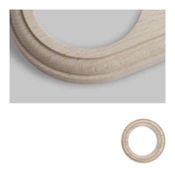 

Simple frame mechanisms recessed lifelike wood round