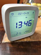 Alarm-Clock Nightlight Temperature-Humidity-Display Smart-Control Bluetooth In-Stock