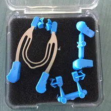 Dental transversal contorno Clip con resorte de Metal dientes de dentista matriz herramientas de anillo de instrumento de laboratorio