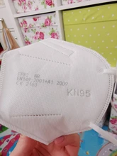 Máscaras negras KN95 de 5 capas, Mascarillas protectoras para la cara, respirador con filtro, FFP2, FFP3, reutilizable, 10-100 piezas
