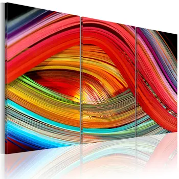 

-Rainbow abstract framework-60x40 cm