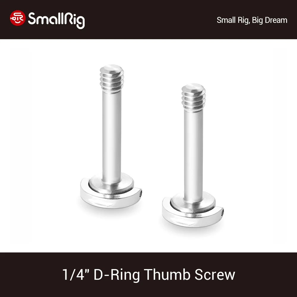 

SmallRig 1/4" Screw with D-Ring for Camera Rig (2pcs Pack)-1795