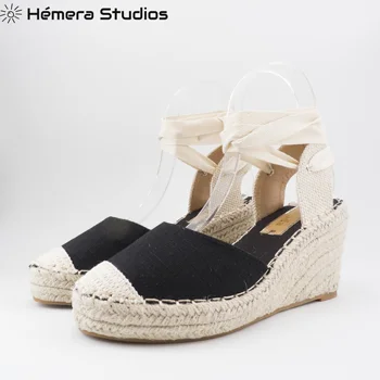 

WOMAN 2019 SUMMER-ESPARTOS PLATFORM-ESPARTO PLATFORM SANDALS CLOG BUCKLE