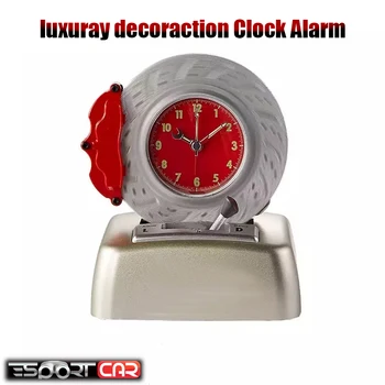 

New Brake Disc clock Alarm clock for car home office luxury decoration Office Clock Alarm car brake disc For Deck