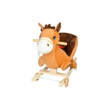 

Rocking chair on wheels for a baby • ours plush 2-en1 • acts as a rocker and jumper • High back and safe • b