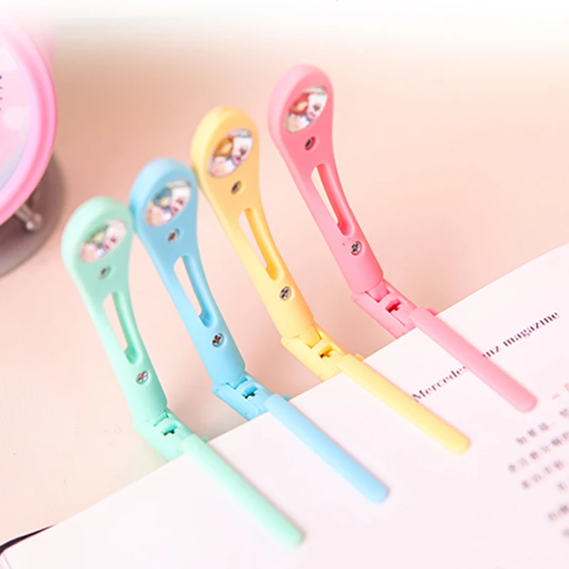 Night Light Book with Clip Mini Portable LED Reading Lamp Energy-saving Travel Bedroom Folder Lights