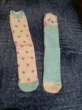 Calcetines de algodón con dibujos de animales para niños, calcetín hasta la rodilla, largos, de 3 a 12 años, 2019