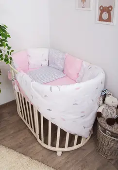 

Bed linen cot with side-cushions Dragonfly-Concertina "6 items