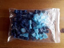 Snap Splice Cable-Connectors Lock Wire-Terminal Crimp-Wire Quick-Electrical 50pcs Waterproof