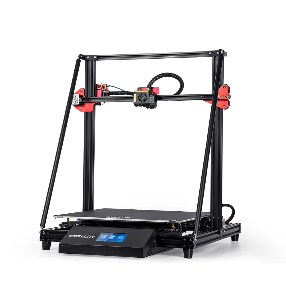 CR-10 с сенсорным экраном, максимальный размер печати, 3D-принтер 450*450*470 мм, золотой треугольник, автоматическое выравнивание, печать, 3D-принтер